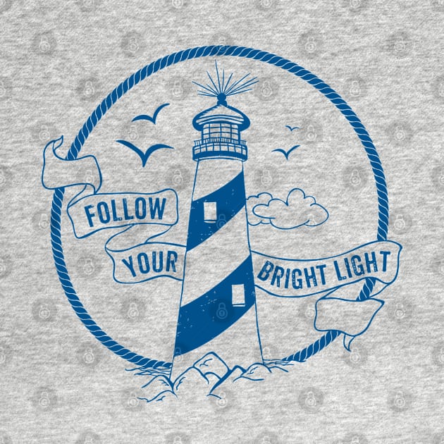 Nautical lettering: Follow you light by GreekTavern